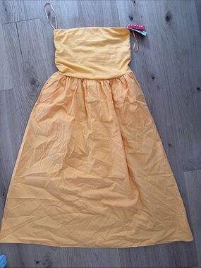 SPANX Marigold Strapless Dress NWT
